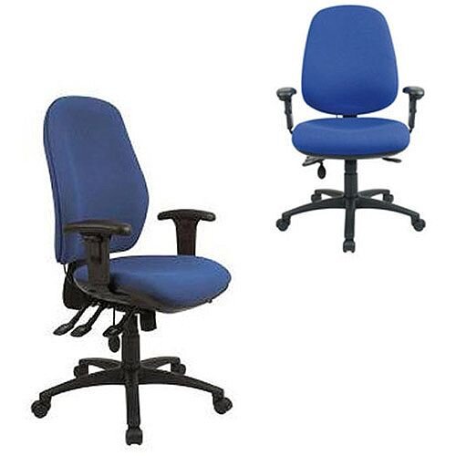 Cappela Radial High Back Ergonomic Posture Office Chair Blue KF03497