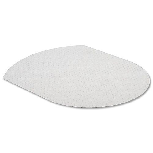 Cleartex Advantagemat PVC Chairmat for Carpets Contoured 990x1250mm Clear 119932SV