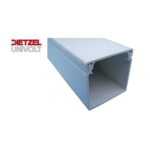 150mm wide x 50mm high PVC Maxi Trunking 3m Length - White 150mm wide x 50mm high PVC Maxi Trunking 3m Length - White
