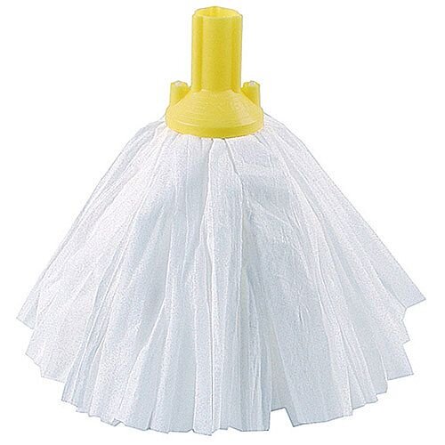 Contico Standard Big White Exel Mop Head Yellow Pack of 10 PSYE1210P