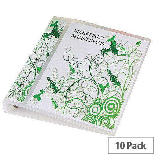 Elba Polyvision Maxi A4 Presentation Binder 4 Ring 16mm M45163417 Pack 10 Elba Polyvision Maxi A4 Presentation Binder 4 Ring 16mm M45163417 Pack 10