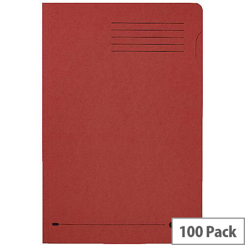 Elba Foolscap Square Cut Folder Recycled Mediumweight 285gsm Manilla Red Pack 100 Ref 100090222 Elba Foolscap Square Cut Folder Recycled Mediumweight 285gsm Manilla Red Pack 100 Ref 100090222