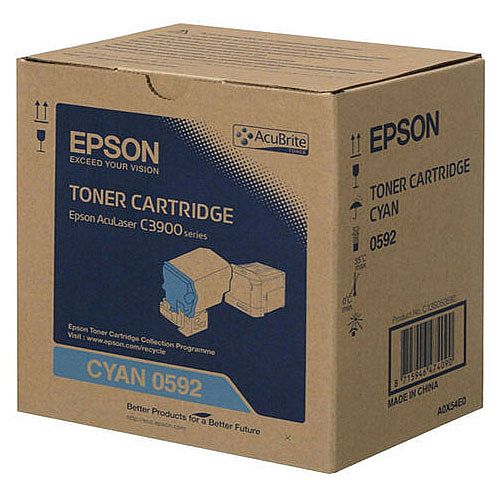 Epson S050592 Cyan Laser Toner Cartridge C13S050592 6000+ Pages Epson S050592 Cyan Laser Toner Cartridge C13S050592 6000+ Pages