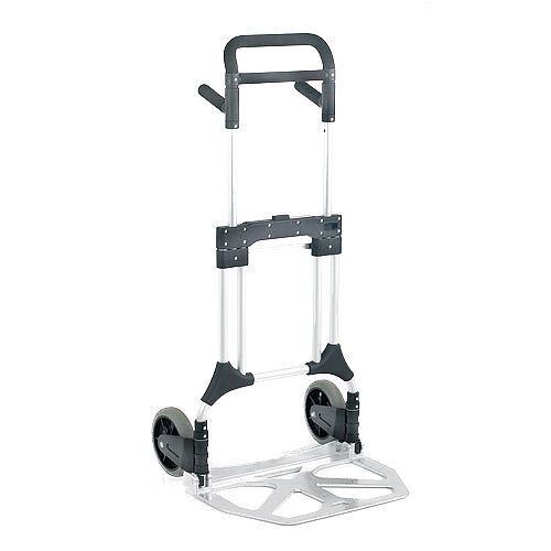 Folding Aluminium Hand Truck With Rubber Wheels Capacity 200kg 380090