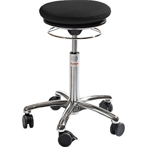 Pilates Air-Seat Ergonomic Stool With Easy Clean Black 3D Runner Seat Upholstery H450 - 640mm Pilates Air-Seat Ergonomic Stool With Easy Clean Black 3D Runner Seat Upholstery H450 - 640mm