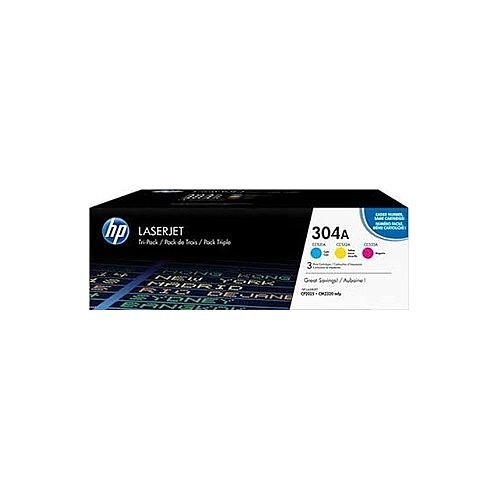Hewlett Packard 304A Cym Tri-Pack Laserjet Toner Cartridge 36 Hewlett Packard 304A Cym Tri-Pack Laserjet Toner Cartridge 36