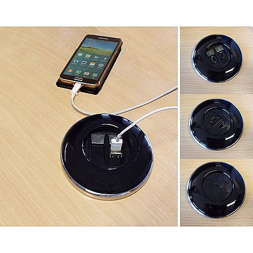 Algar Black IRIS Power Module 2x USB Charging Ports 2A Combined IRIS-B Algar Black IRIS Power Module 2x USB Charging Ports 2A Combined IRIS-B