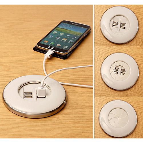Algar White IRIS Power Module 2x USB Charging Ports 2A Combined IRIS-W Algar White IRIS Power Module 2x USB Charging Ports 2A Combined IRIS-W
