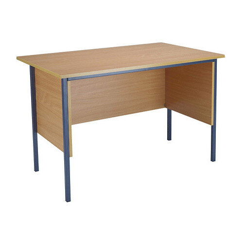 Jemini Intro W1200mm 4 Leg Office Desk Bavarian Beech KF838367 Jemini Intro W1200mm 4 Leg Office Desk Bavarian Beech KF838367