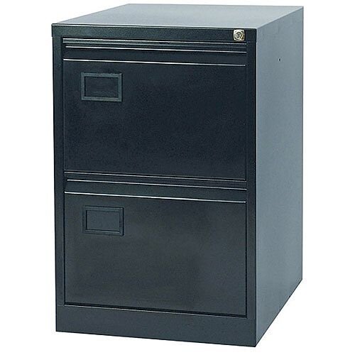 2 Drawer Filing Cabinet Black Jemini By Bisley Kf72585