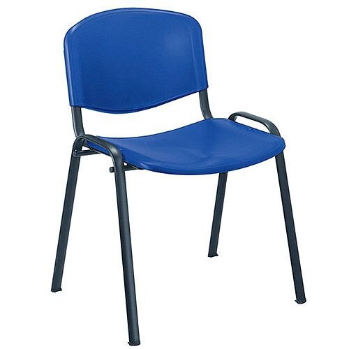 Jemini Multi-Purpose Polypropylene Stacking Chair Blue KF72368 Jemini Multi-Purpose Polypropylene Stacking Chair Blue KF72368
