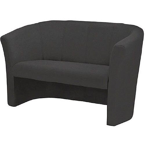 Avior Fabric Upholstered Tub Sofa 2 Seater Charcoal KF03525 Avior Fabric Upholstered Tub Sofa 2 Seater Charcoal KF03525