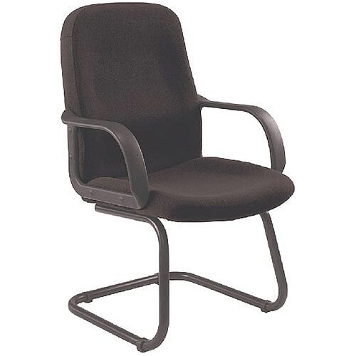 Jemini Visitor Cantilever Leg Chair With Arms Charcoal KF03425 Jemini Visitor Cantilever Leg Chair With Arms Charcoal KF03425