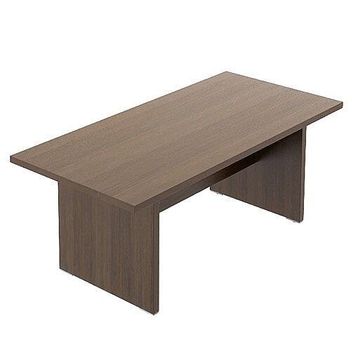 Quando Executive Meeting Table 1900 x 900mm Panel Legs - Chestnut