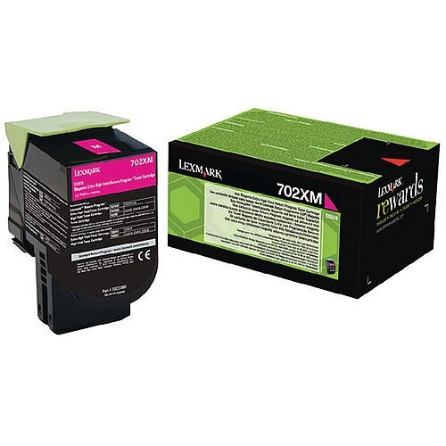 Lexmark Magenta Toner Cartridge Rp Extra High Yield 70C2XM0 Lexmark Magenta Toner Cartridge Rp Extra High Yield 70C2XM0