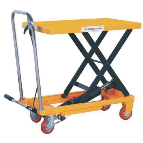 Premier Mobile Lift Table 770mm Platform Height 150kg Lifting Capacity 410157 Premier Mobile Lift Table 770mm Platform Height 150kg Lifting Capacity 410157