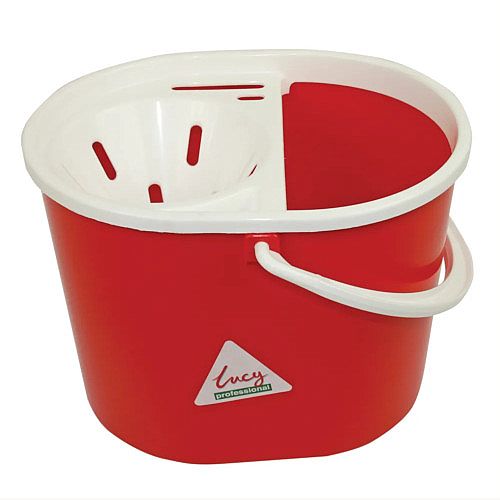Lucy 15 Litre Red Mop Bucket L1405291 Single Pack