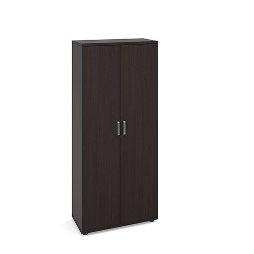 Magnum Tall Cupboard with Adjustable Shelves and Lockable Doors H1840mm Dark Oak Magnum Tall Cupboard with Adjustable Shelves and Lockable Doors H1840mm Dark Oak