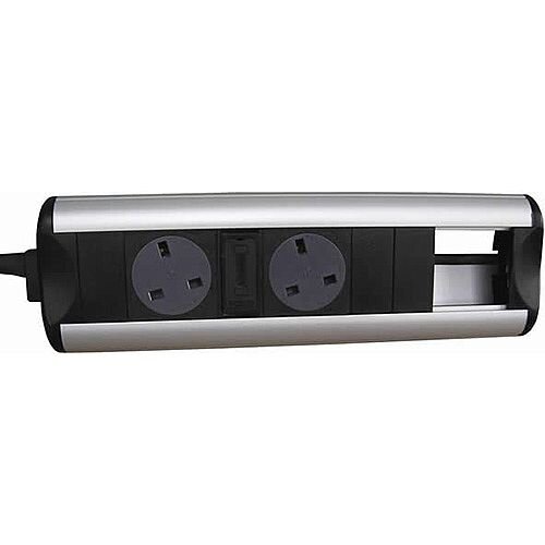 CR Ozone D2 Power Sockets 2 Data Outlets 50 x 25mm OZONE22