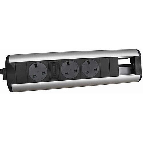 CR Ozone D3 Power Sockets 4 Data Outlets 50 x 25mm OZONE34 CR Ozone D3 Power Sockets 4 Data Outlets 50 x 25mm OZONE34