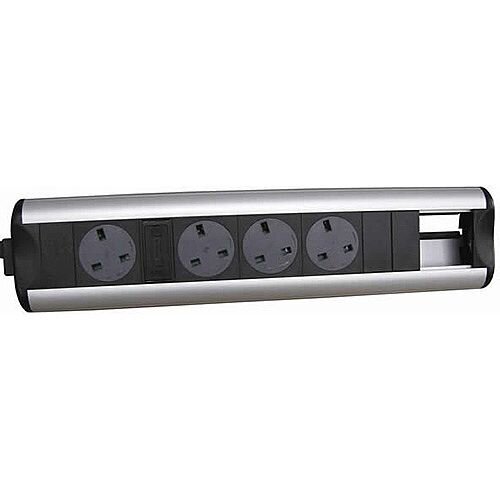 CR Ozone D4 Power Sockets 2 Data Outlets 50 x 25mm OZONE42 CR Ozone D4 Power Sockets 2 Data Outlets 50 x 25mm OZONE42