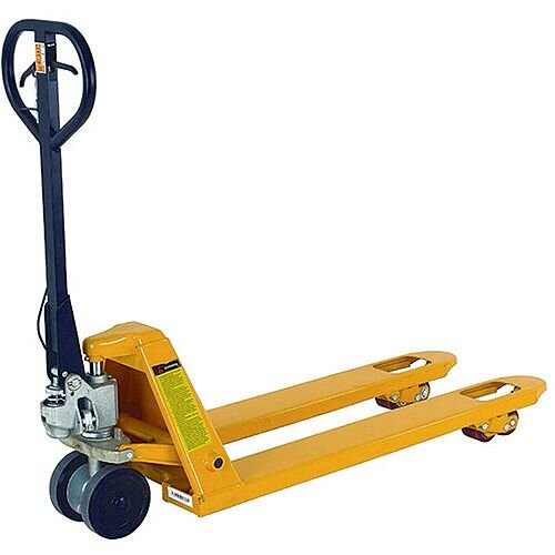 Pallet Truck Braked Tandem Poly Rollers 315076 Hunt Office UK