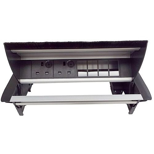 CR HorizonDesk Unit With 2 Power &4x Data Apertures PDDesk24 CR HorizonDesk Unit With 2 Power &4x Data Apertures PDDesk24