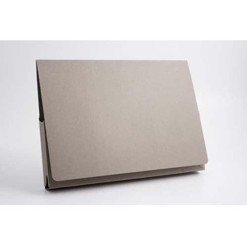 Guildhall Legal Wallet Manilla 356x254mm Full Flap 315gsm Grey (Pack 50)