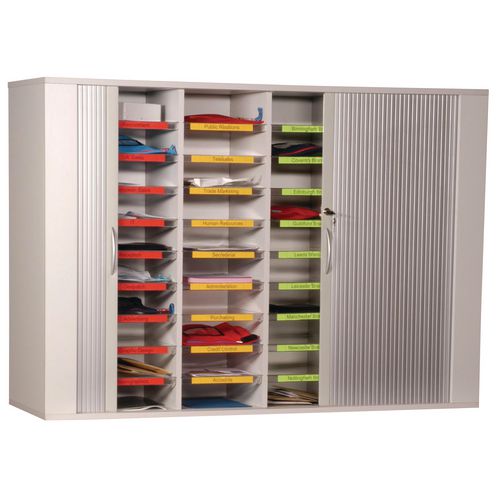 Clearview Sort Unit Freestanding Sort Unit With Lockable Tambour Doors Clearview Sort Unit Freestanding Sort Unit With Lockable Tambour Doors