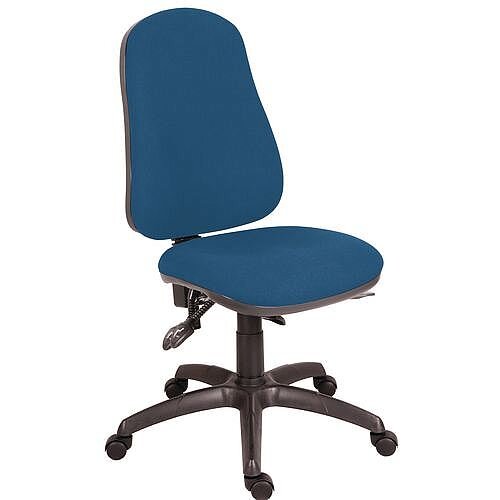 Ergo Comfort 24 Hour High Back Task Operator Office Chair Blue - Weight Tolerance: 120kg