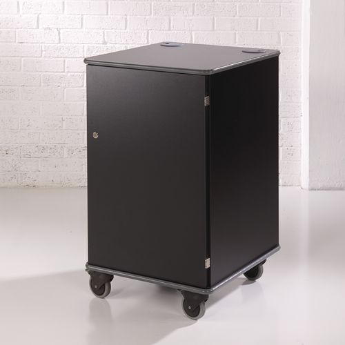Secure Multimedia Projector Mobile Cabinet Black