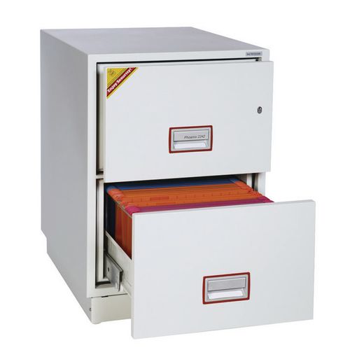 2 Drawer Fire Proof Filing 805mm High Hunt Office UK