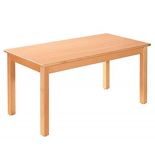 Rectangular Primary School Table Beech Natural 120x60cm 64cm High TC06400 Rectangular Primary School Table Beech Natural 120x60cm 64cm High TC06400