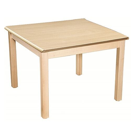 Square Preschool Table Beech Natural 800x800mm 40cm High TC34000 Square Preschool Table Beech Natural 800x800mm 40cm High TC34000