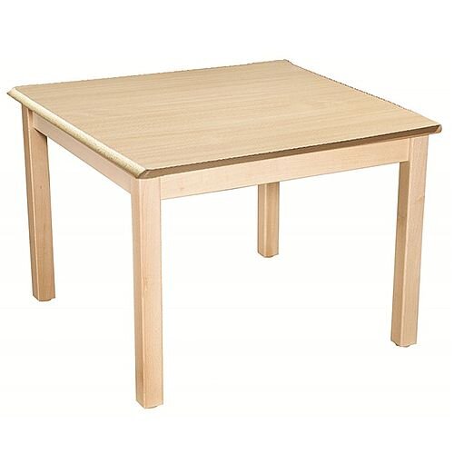 Square Primary School Table Beech Natural 80x80cm 70cm High TC37000 Square Primary School Table Beech Natural 80x80cm 70cm High TC37000