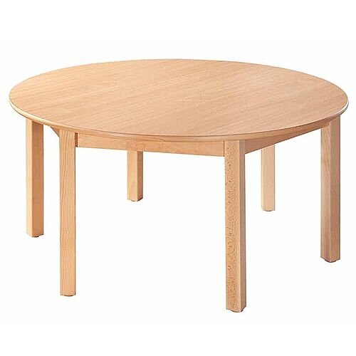 Round Primary School Table Beech Natural 120cm Diameter 70cm High TC97000 Round Primary School Table Beech Natural 120cm Diameter 70cm High TC97000