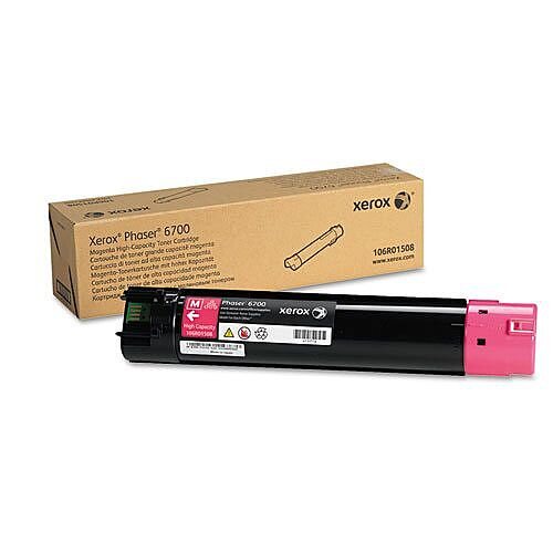 Xerox Phaser 6700 Toner Cartridge High Yield Magenta 106R01508 Xerox Phaser 6700 Toner Cartridge High Yield Magenta 106R01508