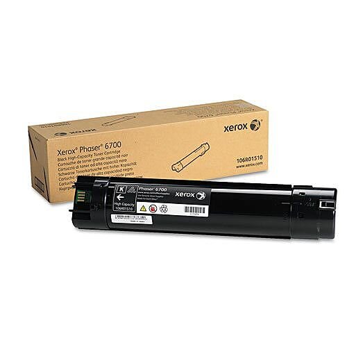 Xerox Phaser 6700 Toner Cartridge High Yield Black 106R01510 Xerox Phaser 6700 Toner Cartridge High Yield Black 106R01510