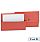 Document Wallet Half Flap Foolscap Red Pack 50 5 Star