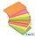 Sticky Notes Neon Pad of 100 Sheets 76x127mm Assorted Pack 12 5 Star