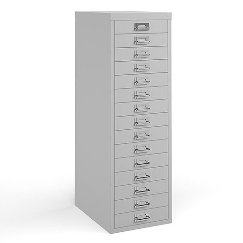 Bisley Multidrawer With 15 Drawers - White