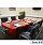 Corniche Executive Cherry Rosewood Veneer Boardroom & Conference Room Table 8 - 10 Seater W2500xD1100xH720mm