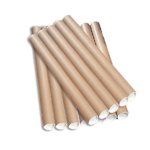 Brown Kraft 890x76mm Cardboard Postal Tubes Pack of 12