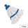 Contico Mop Head Hygiene Socket, Blue - Colour-Coded Mop Head for Professional Cleaning