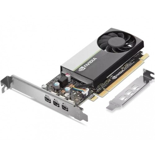NVIDIA T400 - Graphics card - T400 - 4 GB GDDR6 - PCIe 3.0 x16 - 3 x Mini DisplayPort - for ThinkStation P340; P350; P520; P620; P720; P920