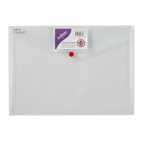 Snopake Polyfile ID Wallet File A4 Clear Pack 5