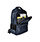 Monolith 15.6 Inch Business Commuter Backpack USB/Headphone Port Padded Pocket Navy Blue 9115B