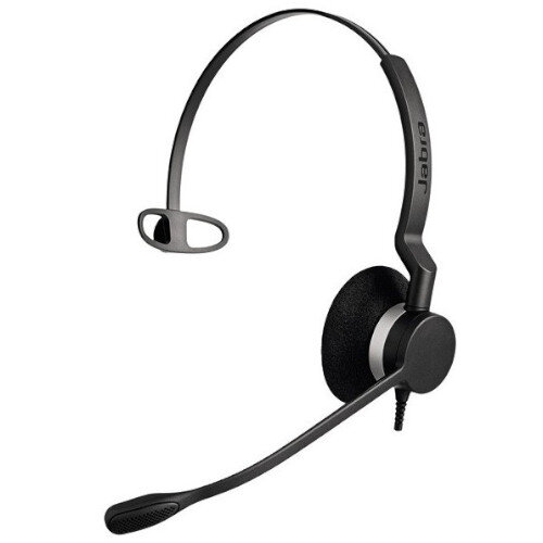 Jabra BIZ 2300 QD Wired Over-the-head Mono Headset - Supra-aural - Noise Cancelling Microphone - Quick Disconnect