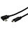 StarTech.com Right-Angle USB-C Cable - M/M - 1 m (3 ft.) - USB 2.0, 1 m, USB C, USB C, USB 2.0, 480 Mbit/s, Black