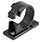 StarTech.com 100 Adhesive Cable Management Clips Black - Network/Ethernet/Office Desk/Computer Cord Organizer - Sticky Cable/Wire Holders - Nylon Self Adhesive Clamp UL/94V-2 Fire Rated, Cable clip, Nylon, Black